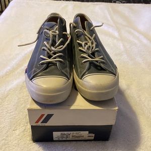 Lightly used blue leather Pro keds